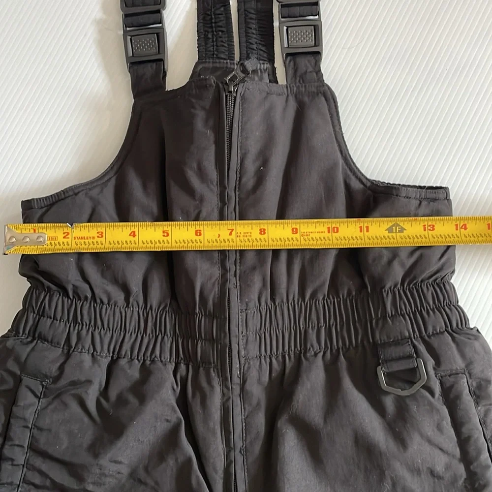 Faded Glory black bib overall snow pants.  Size medium